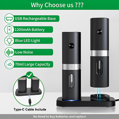 Electric Automatic Salt and Pepper Grinder