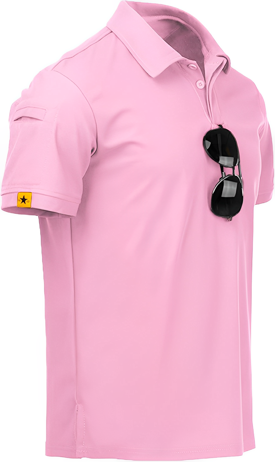 ZITY Men's Casual Short Sleeve Polo Shirt