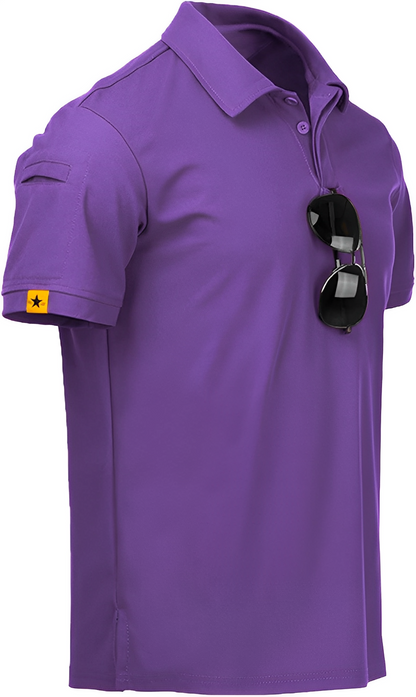 ZITY Men's Casual Short Sleeve Polo Shirt