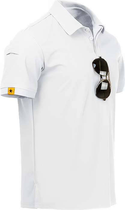 ZITY Men's Casual Short Sleeve Polo Shirt