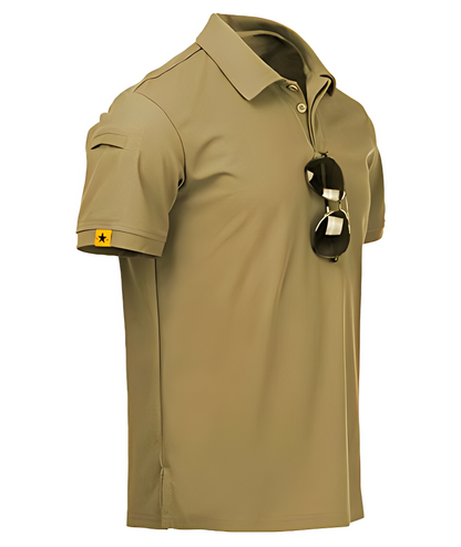 ZITY Men's Casual Short Sleeve Polo Shirt