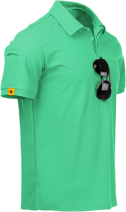 ZITY Men's Casual Short Sleeve Polo Shirt