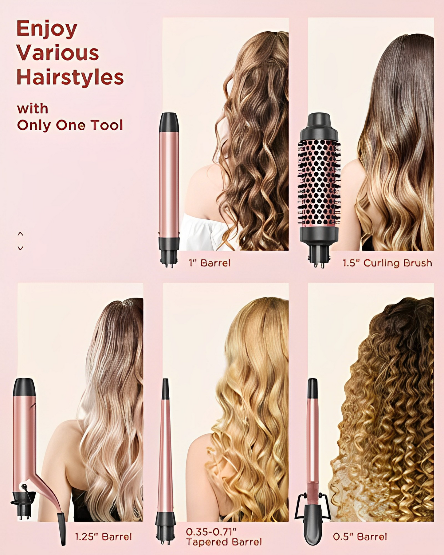5-In-1 Curling Wand